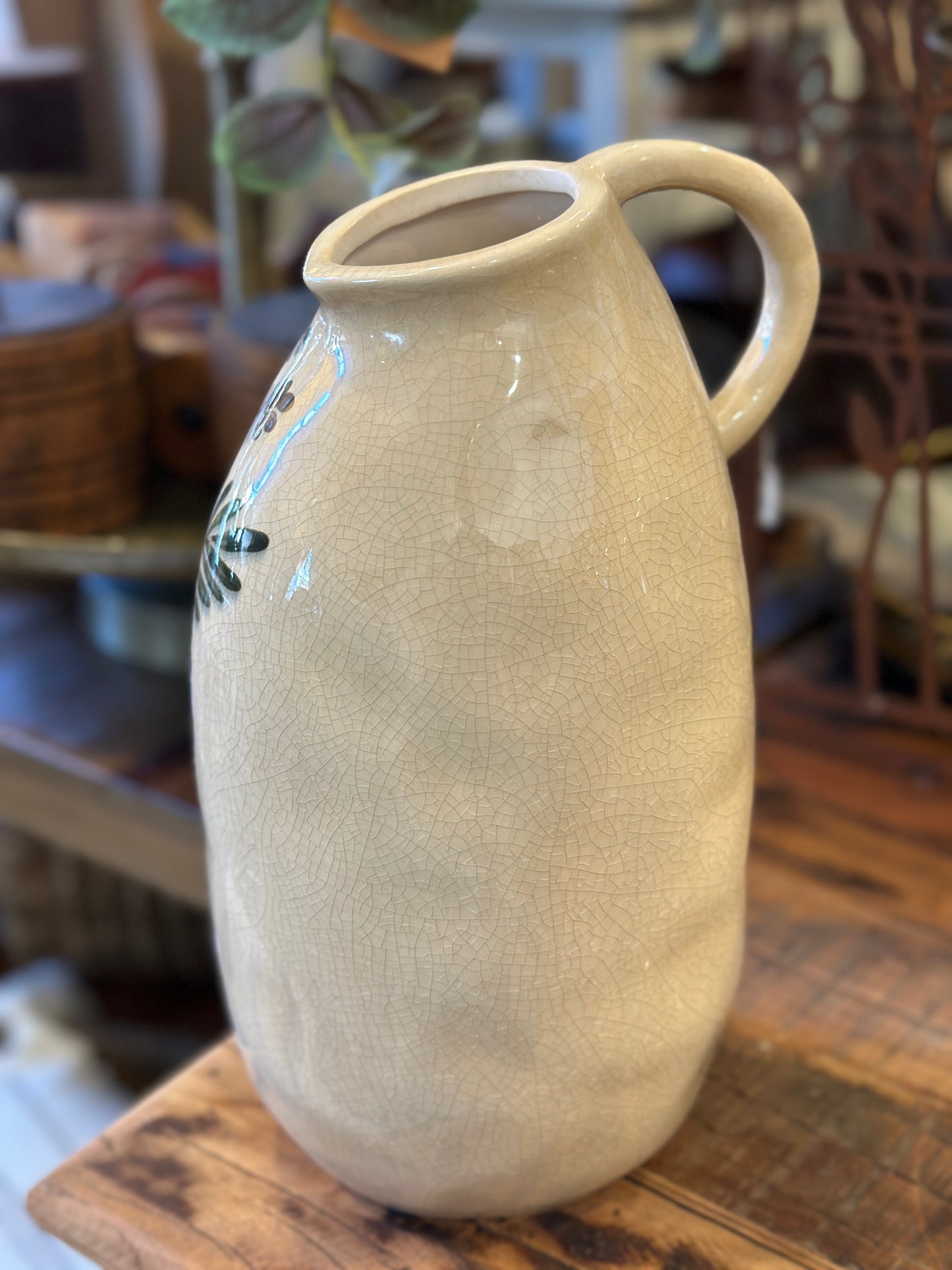 Blumenvase, Vase mit floralen Muster