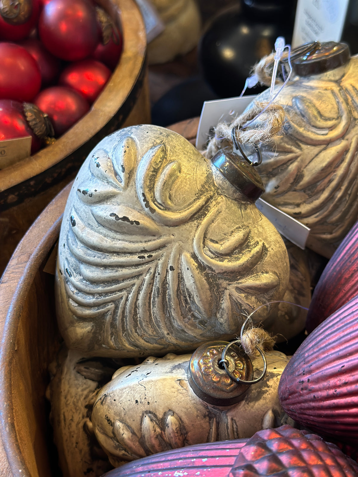 Herz Shabby aus Glas