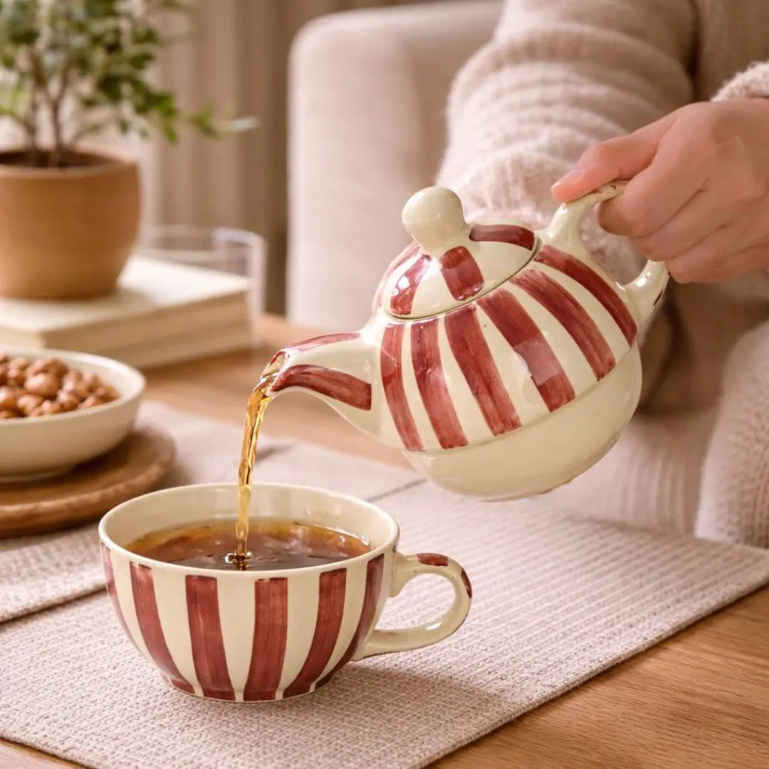 Teekanne und Tasse Set