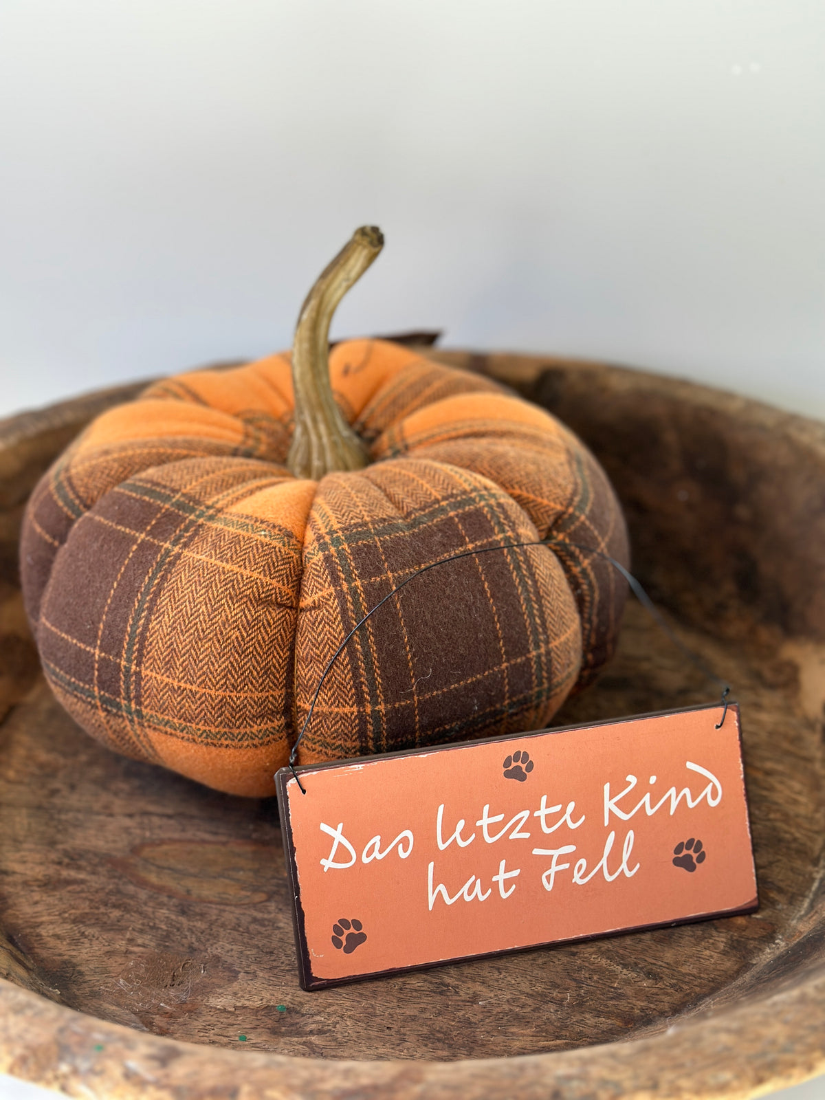 Kürbis aus Stoff