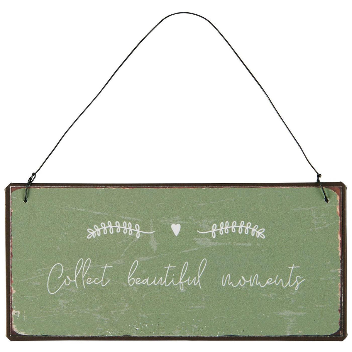 Schild, Collect beautiful moments