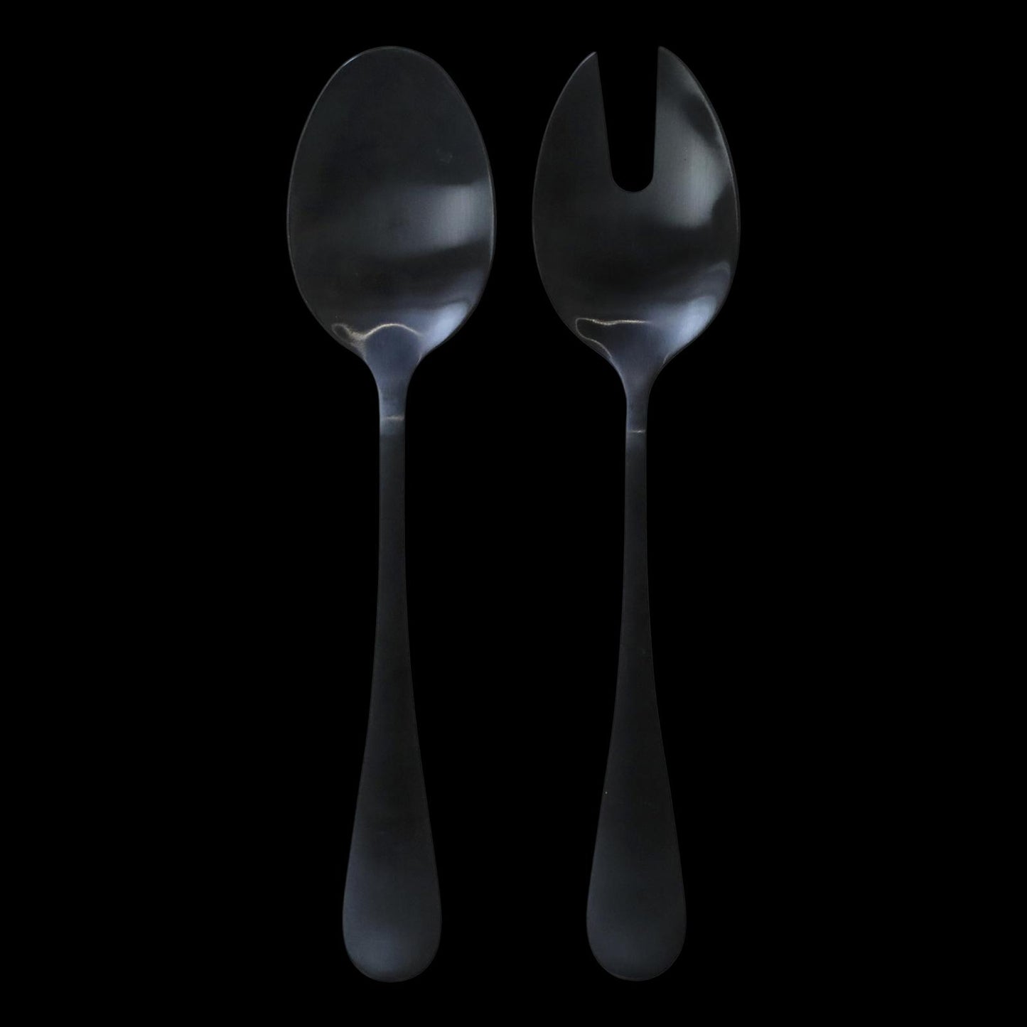Salatbesteck Set/ 2, schwarz