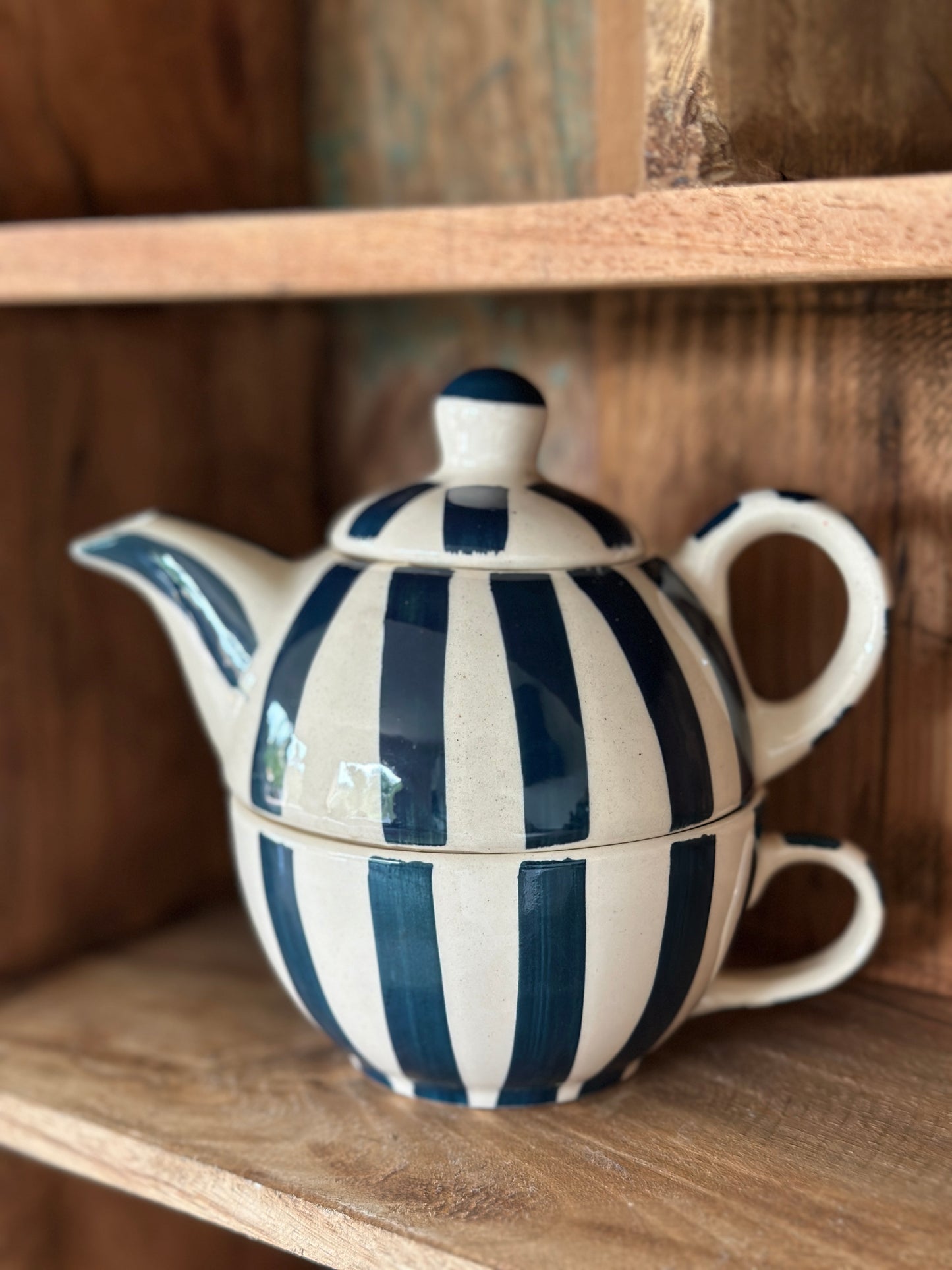 Teekanne und Tasse Set
