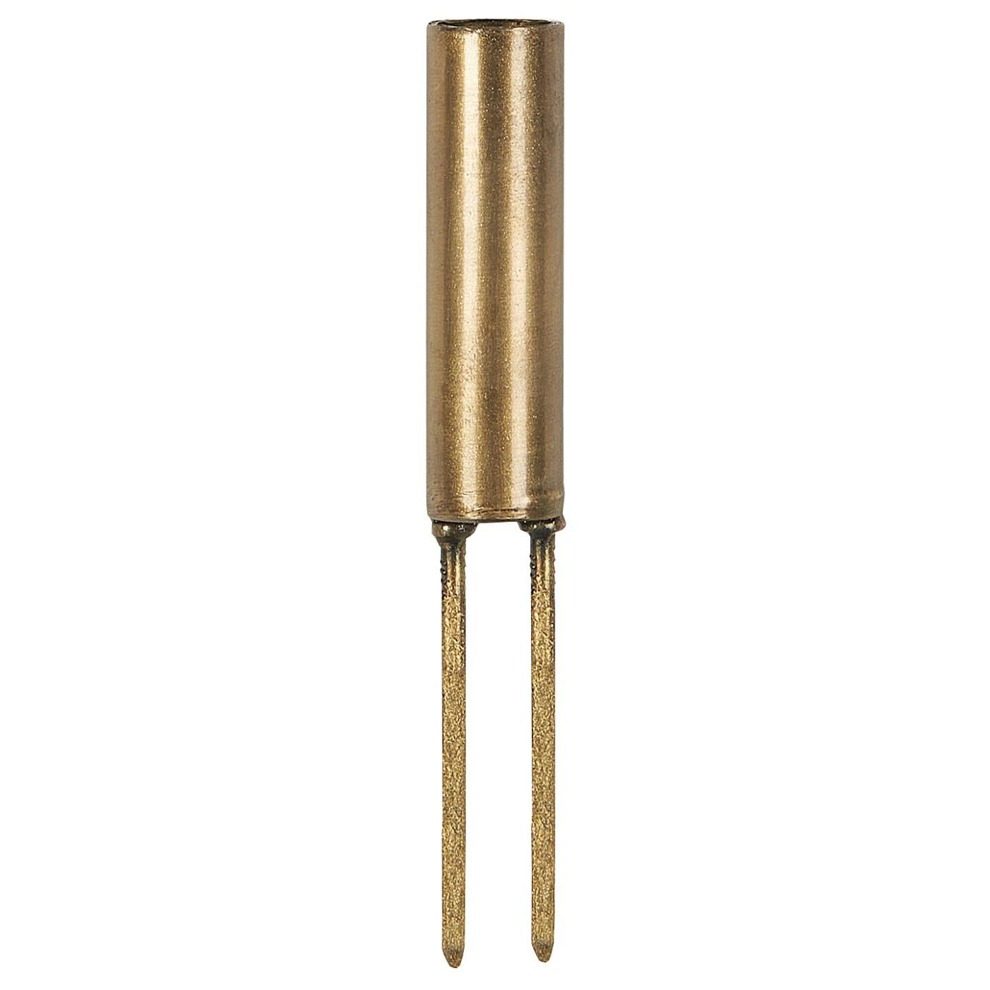 Spieß 2-Spieße hoch für eine 1,3 cm Kerze aus Metall