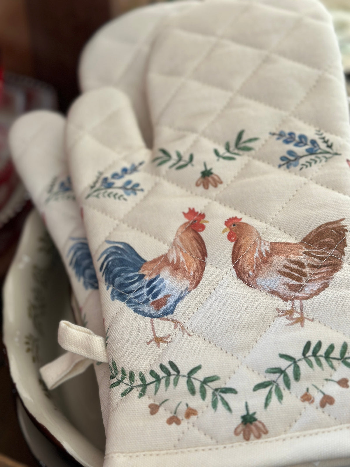 Handschuh/ Backhandschuh, Hahn & Henne