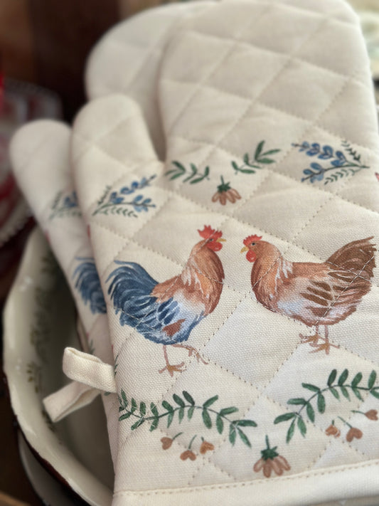 Handschuh/ Backhandschuh, Hahn & Henne