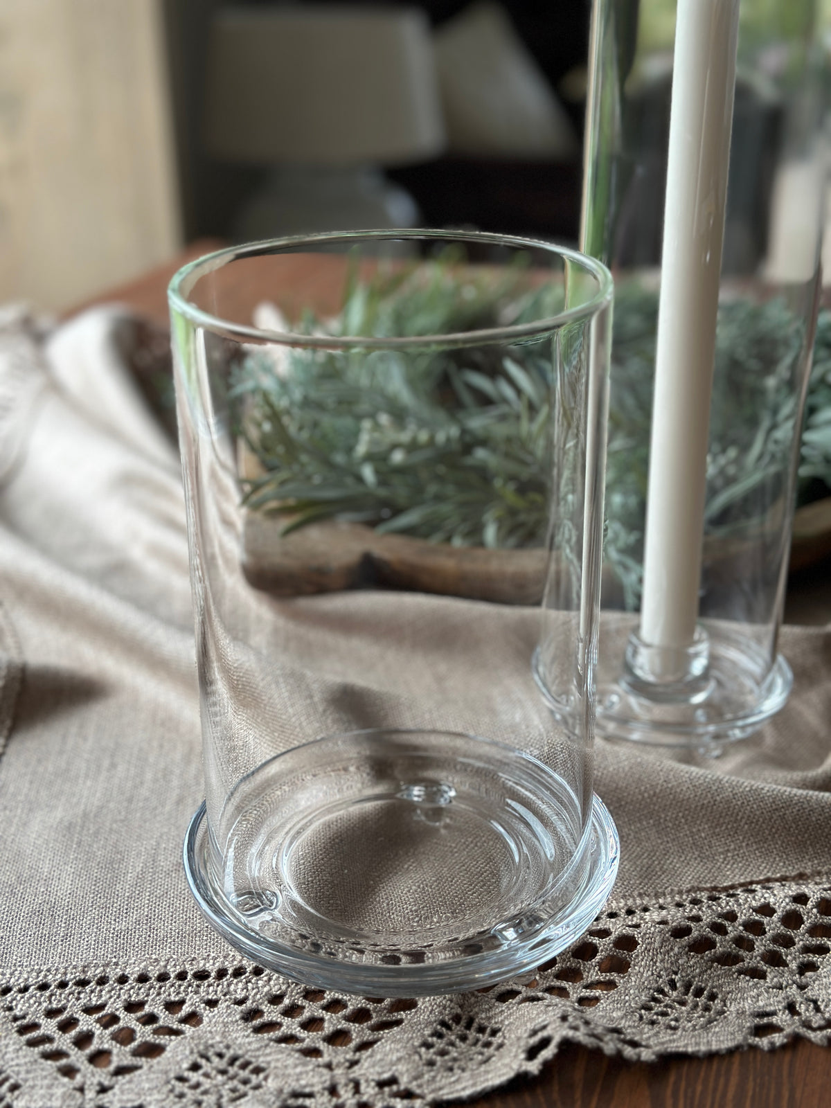 Kerzenhalter aus Glas D: 13x20cm