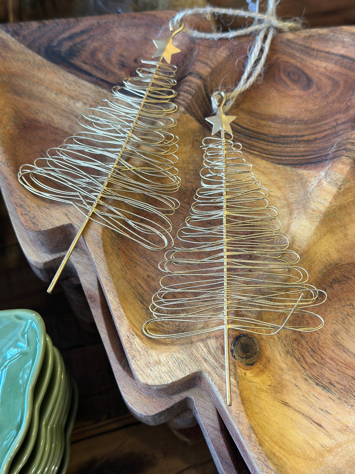 Kleiner Baum zum hängen, gold aus Metall