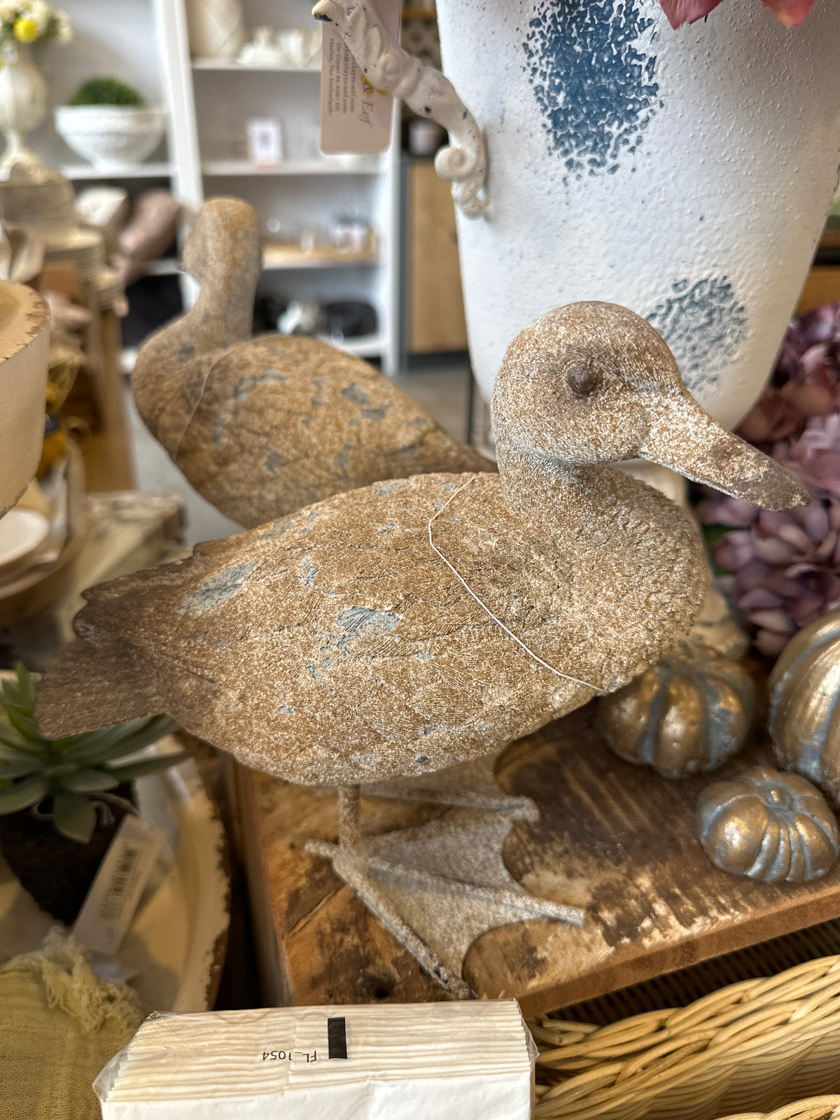 Ente aus Polyresin