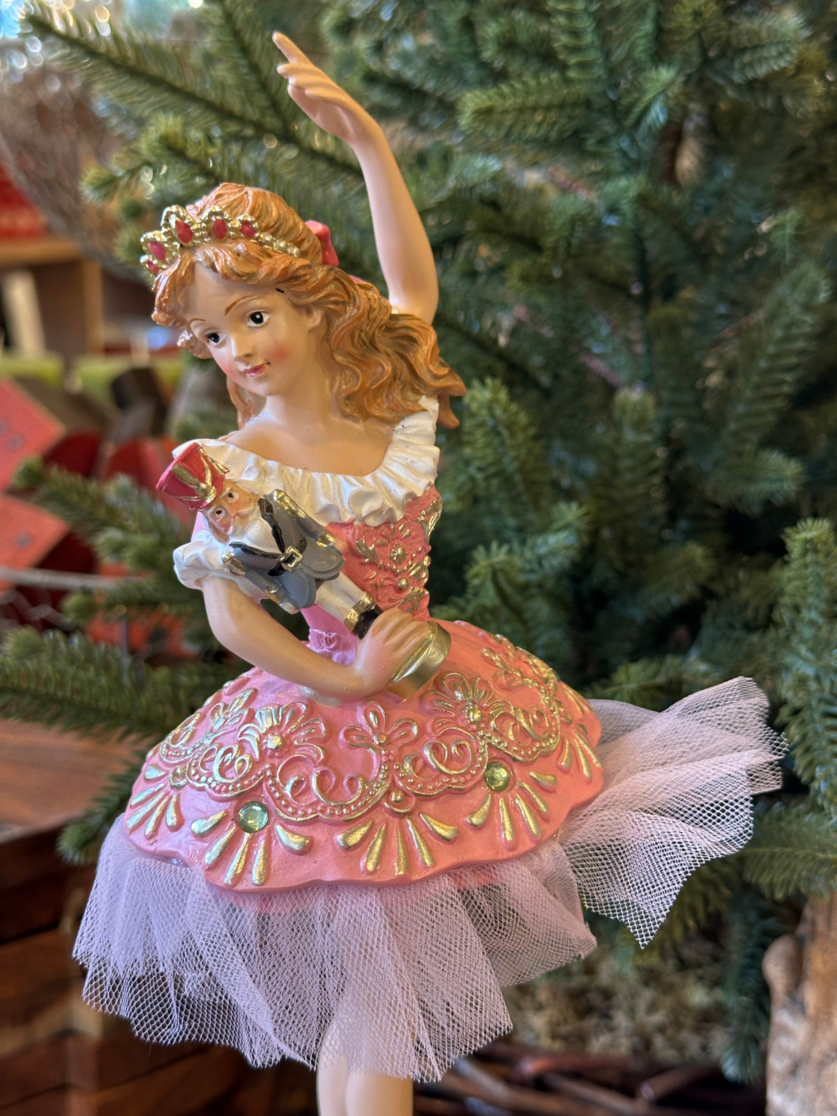 Ballerina/ Figur aus Polyresin H: 29cm