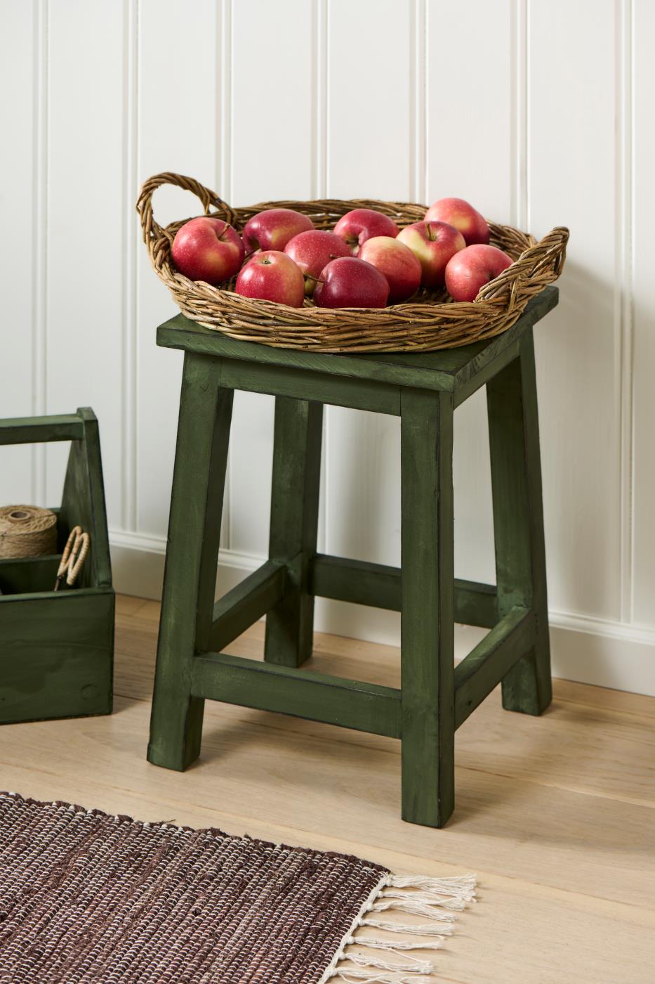 Tablett Weidengeflecht rund mit zwei Henkeln D: 40cm