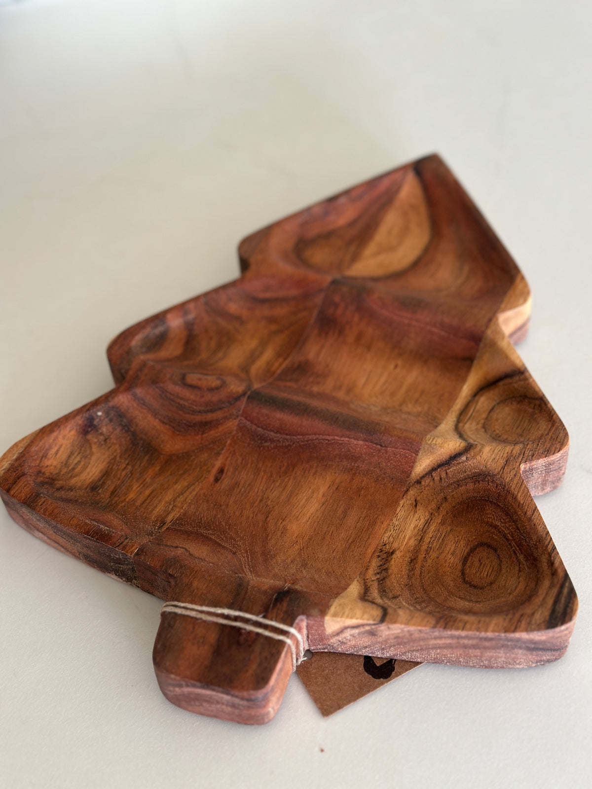 Baum, Snack Schale aus Holz. Teller