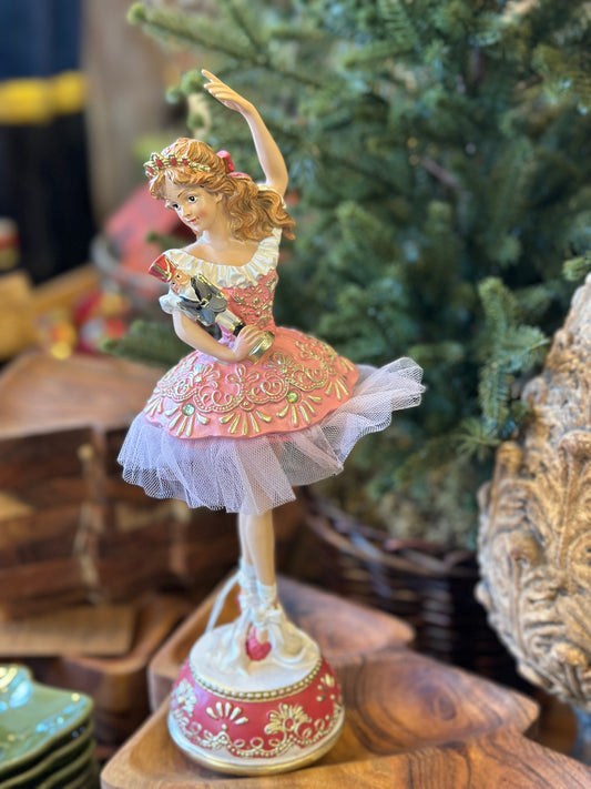 Ballerina/ Figur aus Polyresin H: 29cm