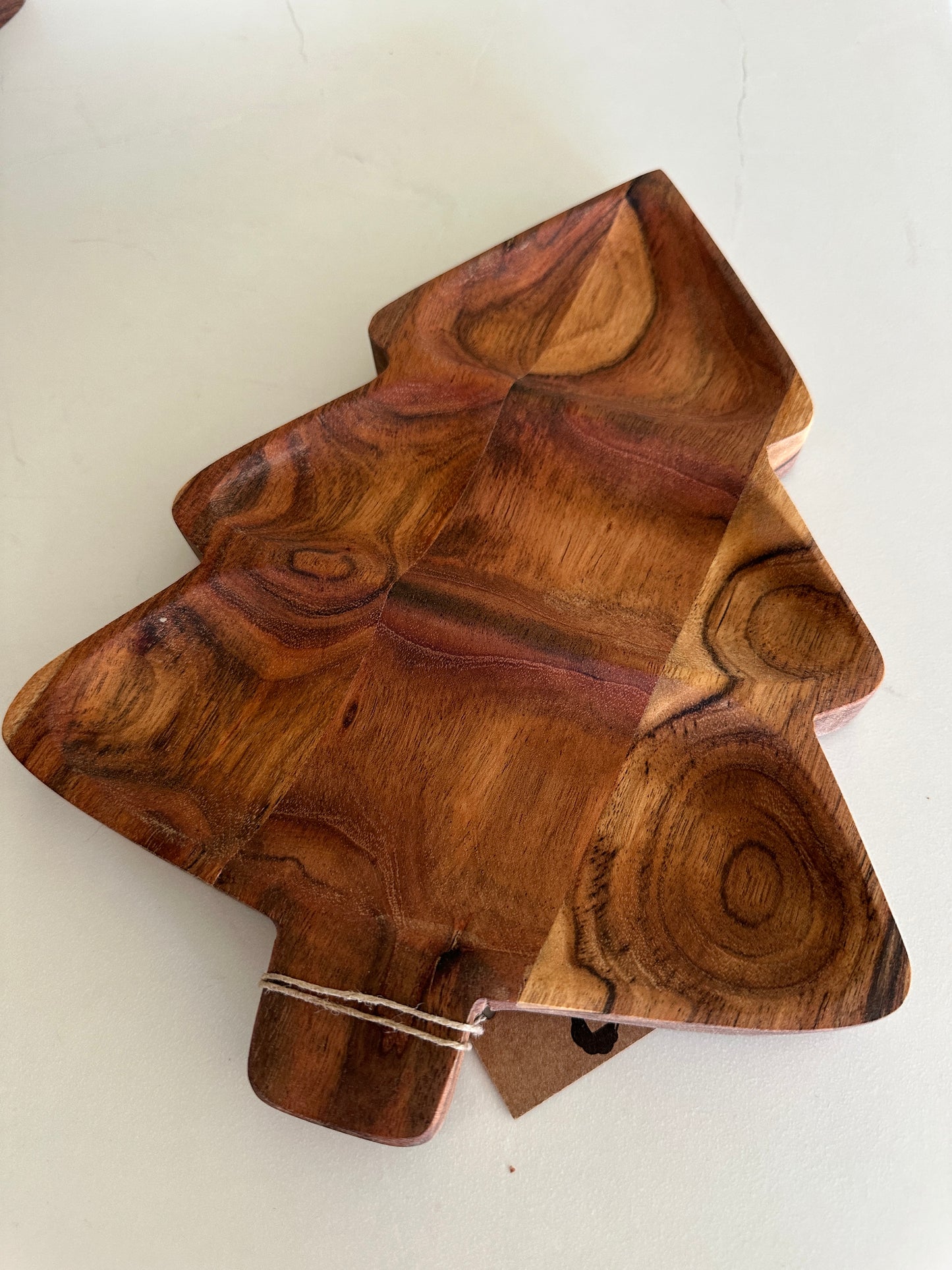 Baum, Snack Schale aus Holz. Teller