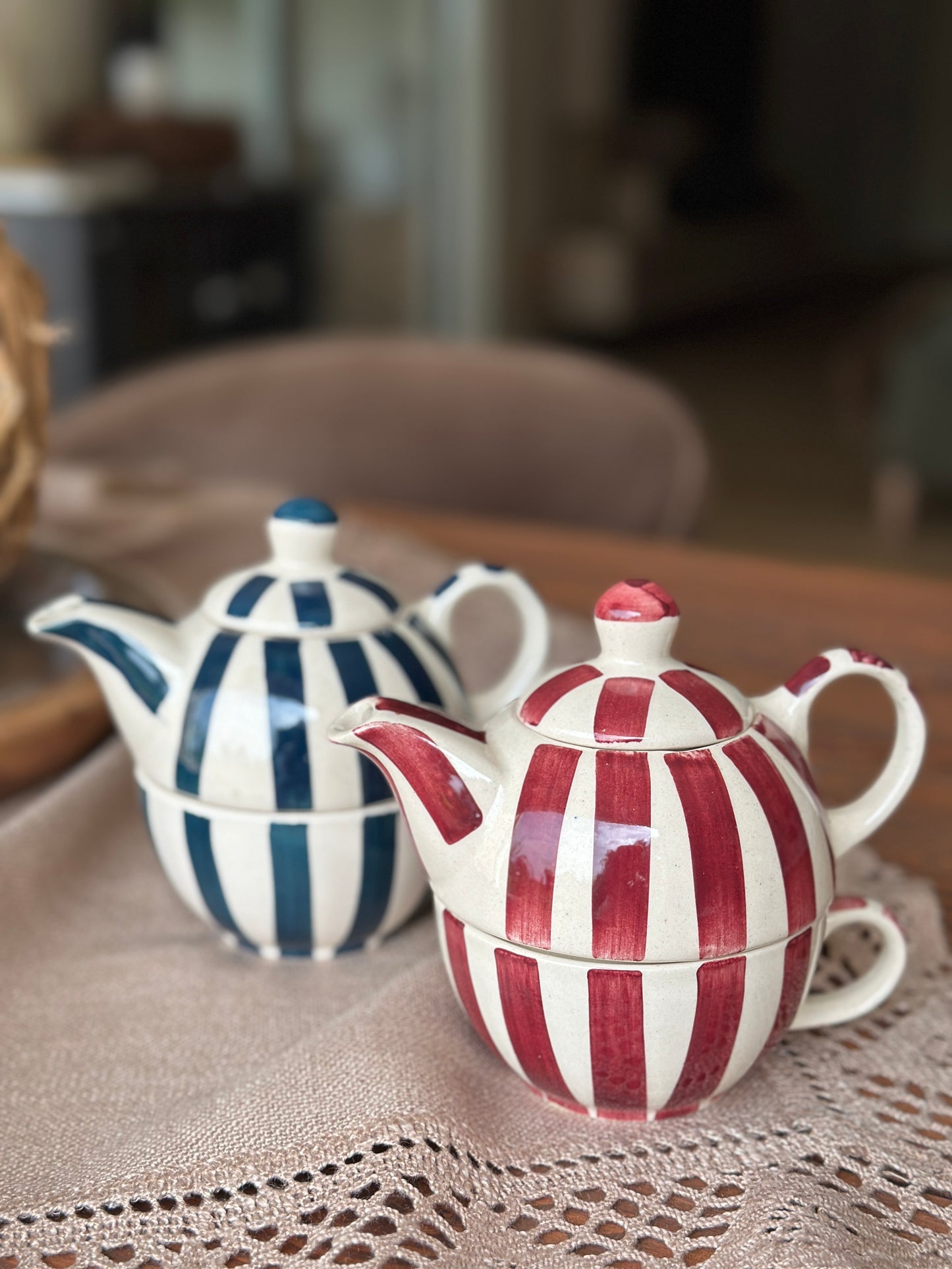 Teekanne und Tasse Set