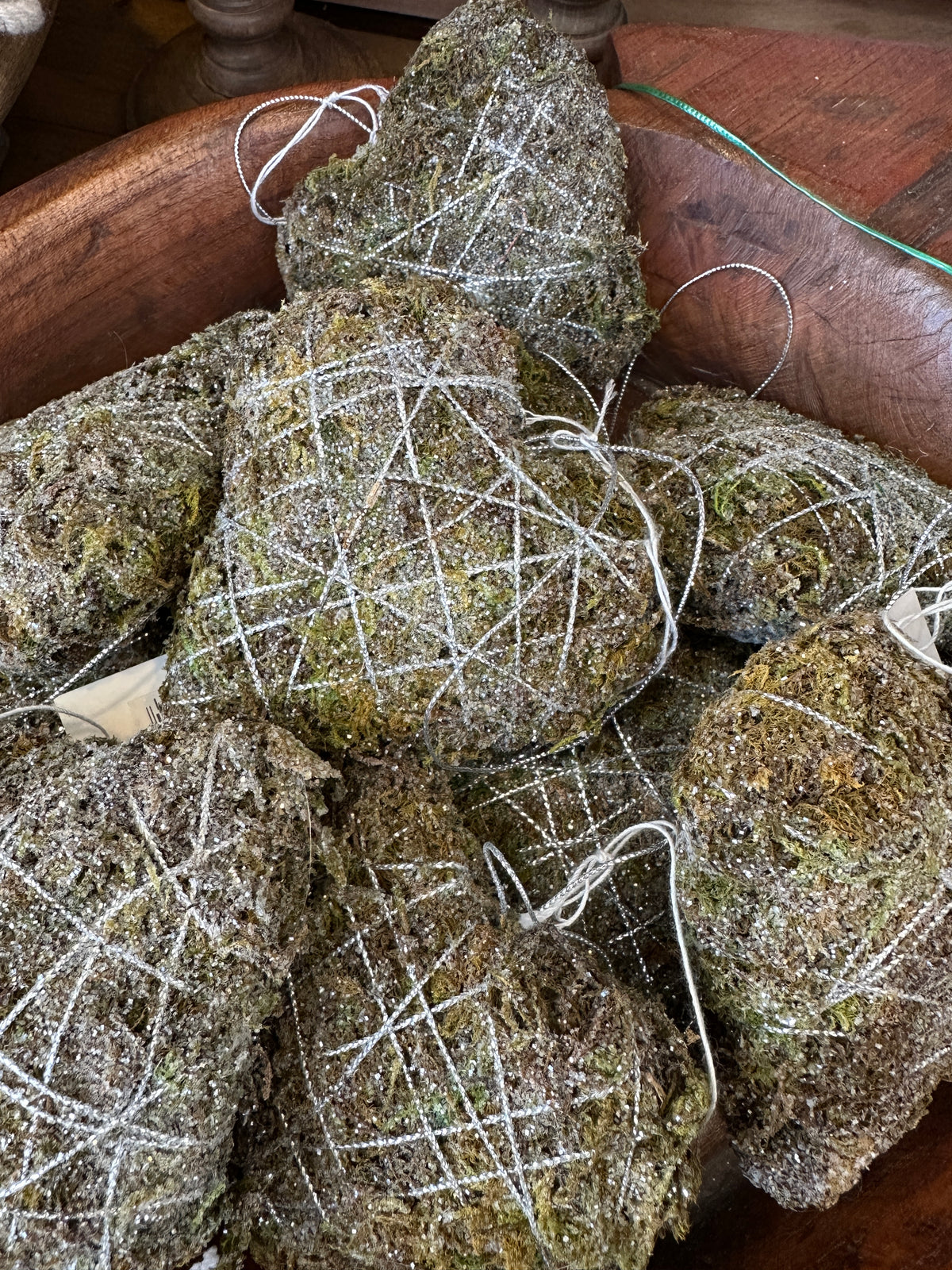 Anhänger Moss Herz Natur