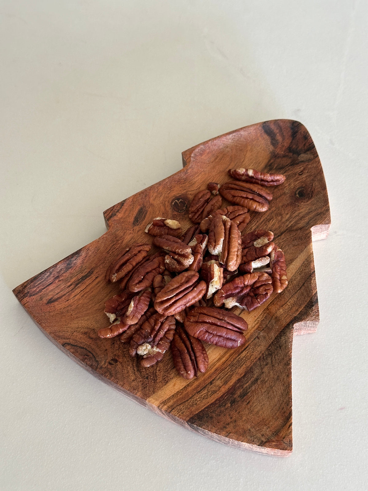 Baum, Snack Schale aus Holz.Teller