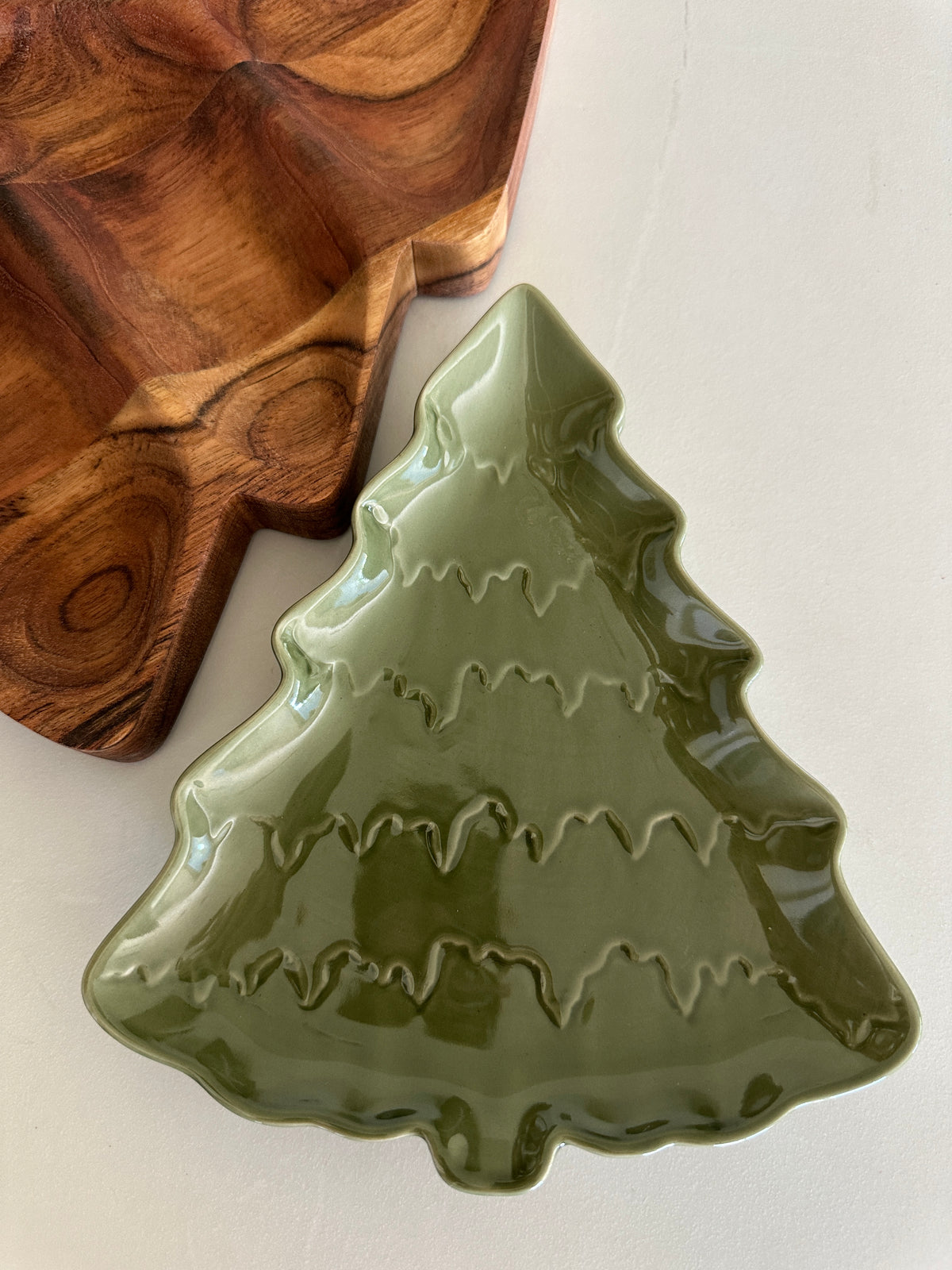Baum, Snack Schale aus Keramik. Teller