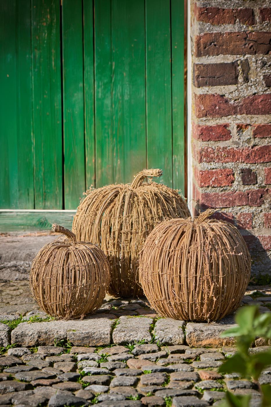 Kürbis aus Zweigen D: ca. 34cm