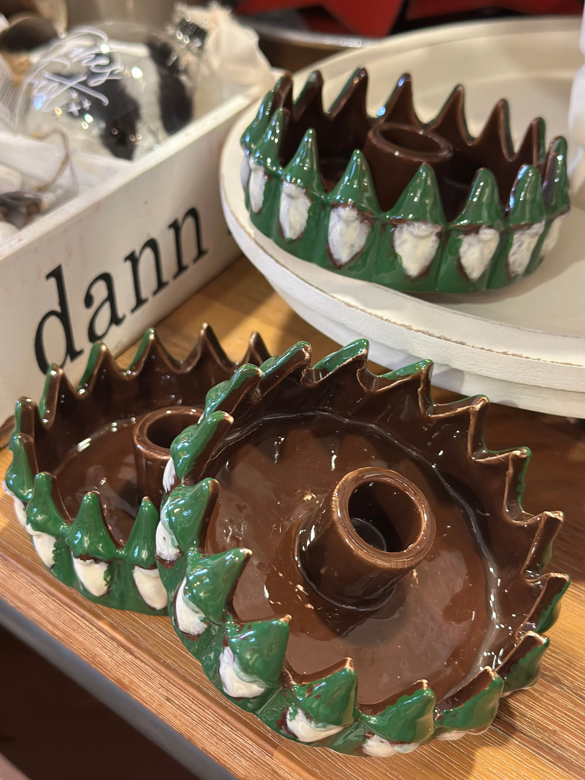 Kerzenhalter aus Keramik