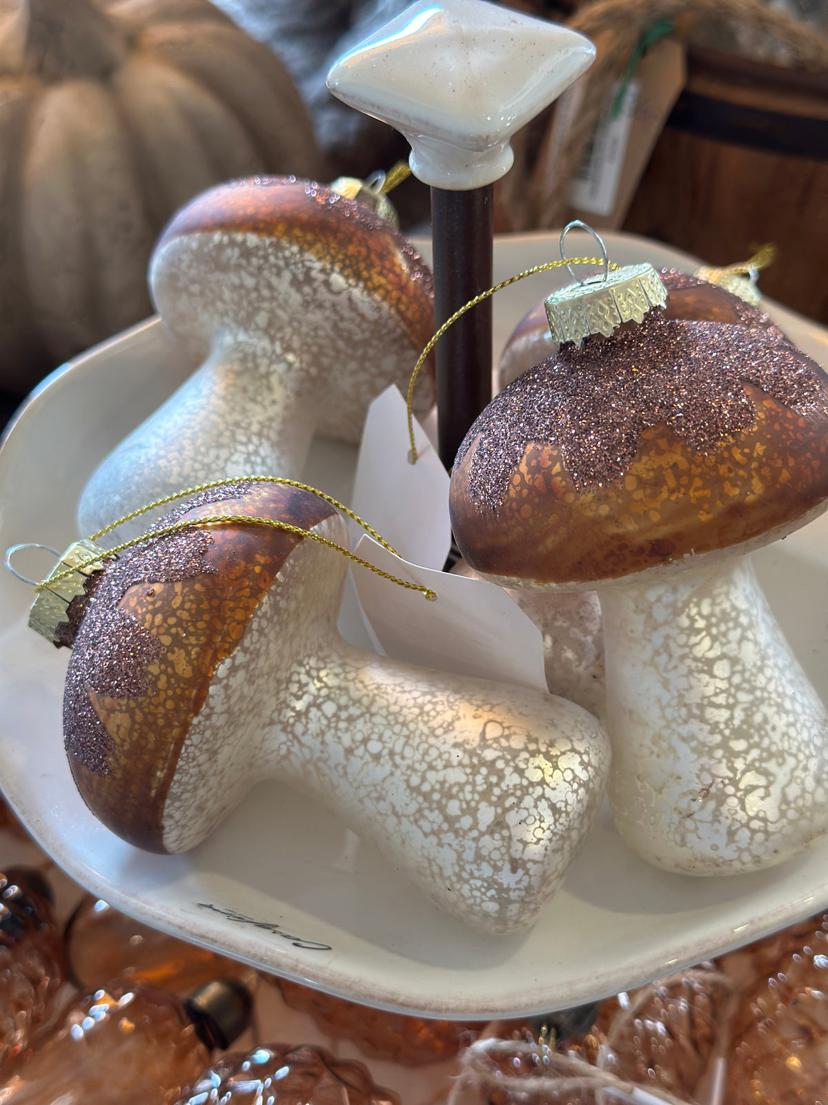 Pilz aus Glas, Weihnachtsschmuck
