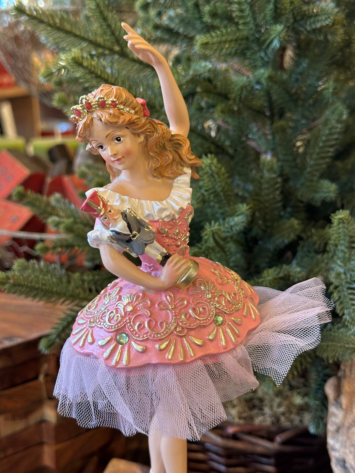 Ballerina/ Figur aus Polyresin H: 29cm