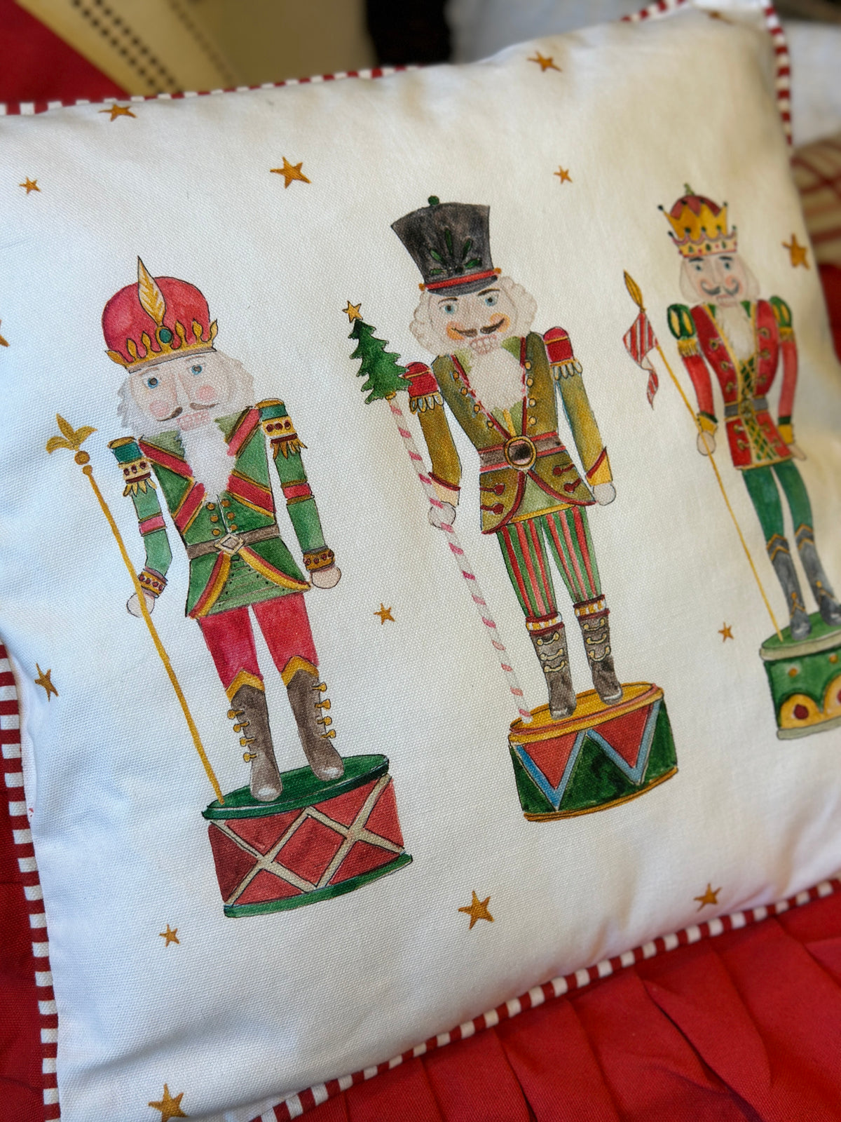 Kissen 40x40 cm Stuhlkissen zum binden mit Reißverschluss