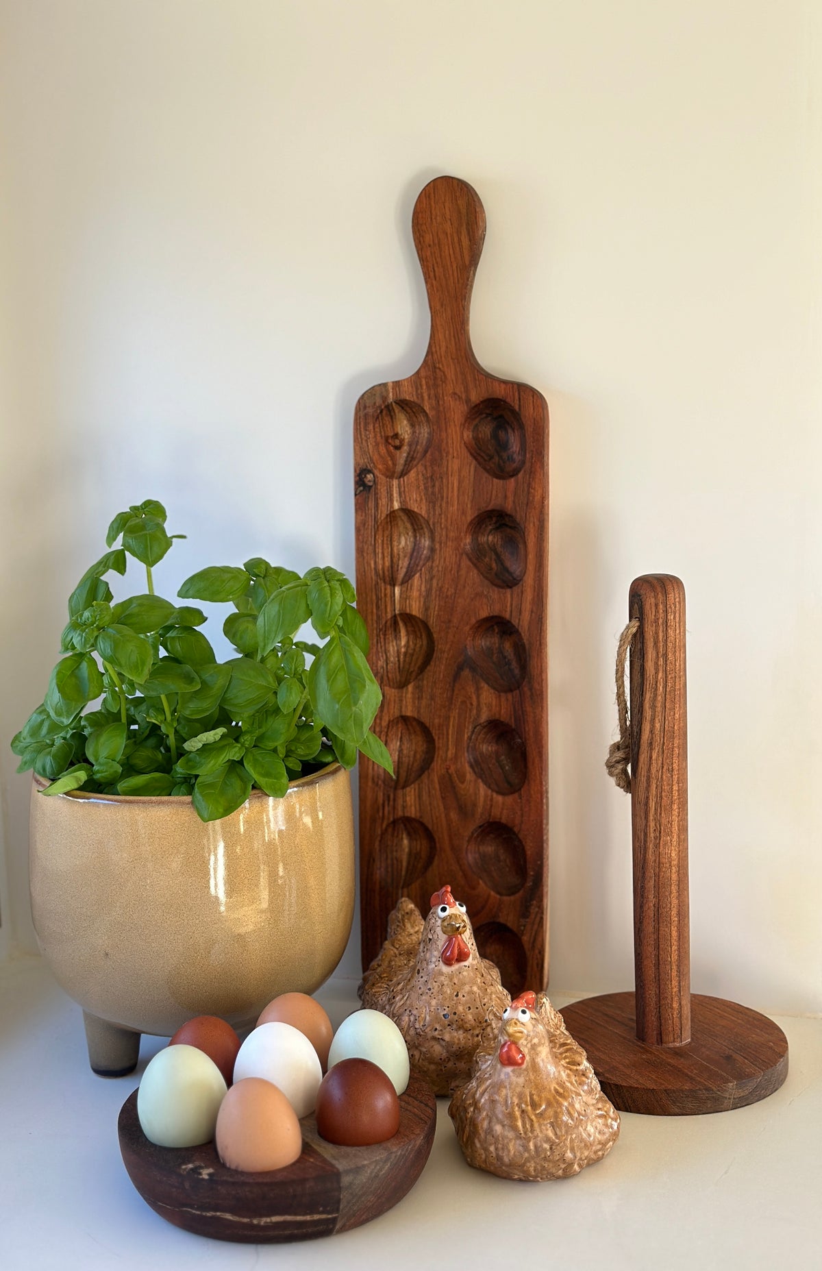 Küchenrollenhalter aus Holz