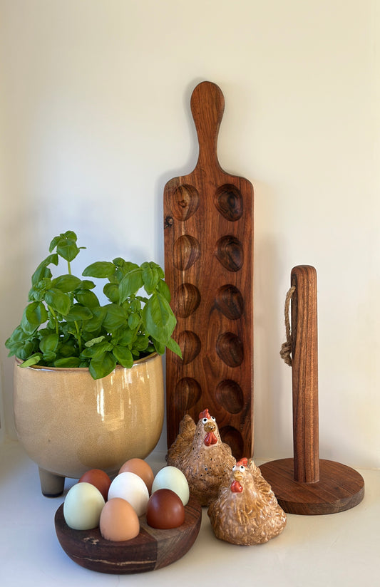 Küchenrollenhalter aus Holz