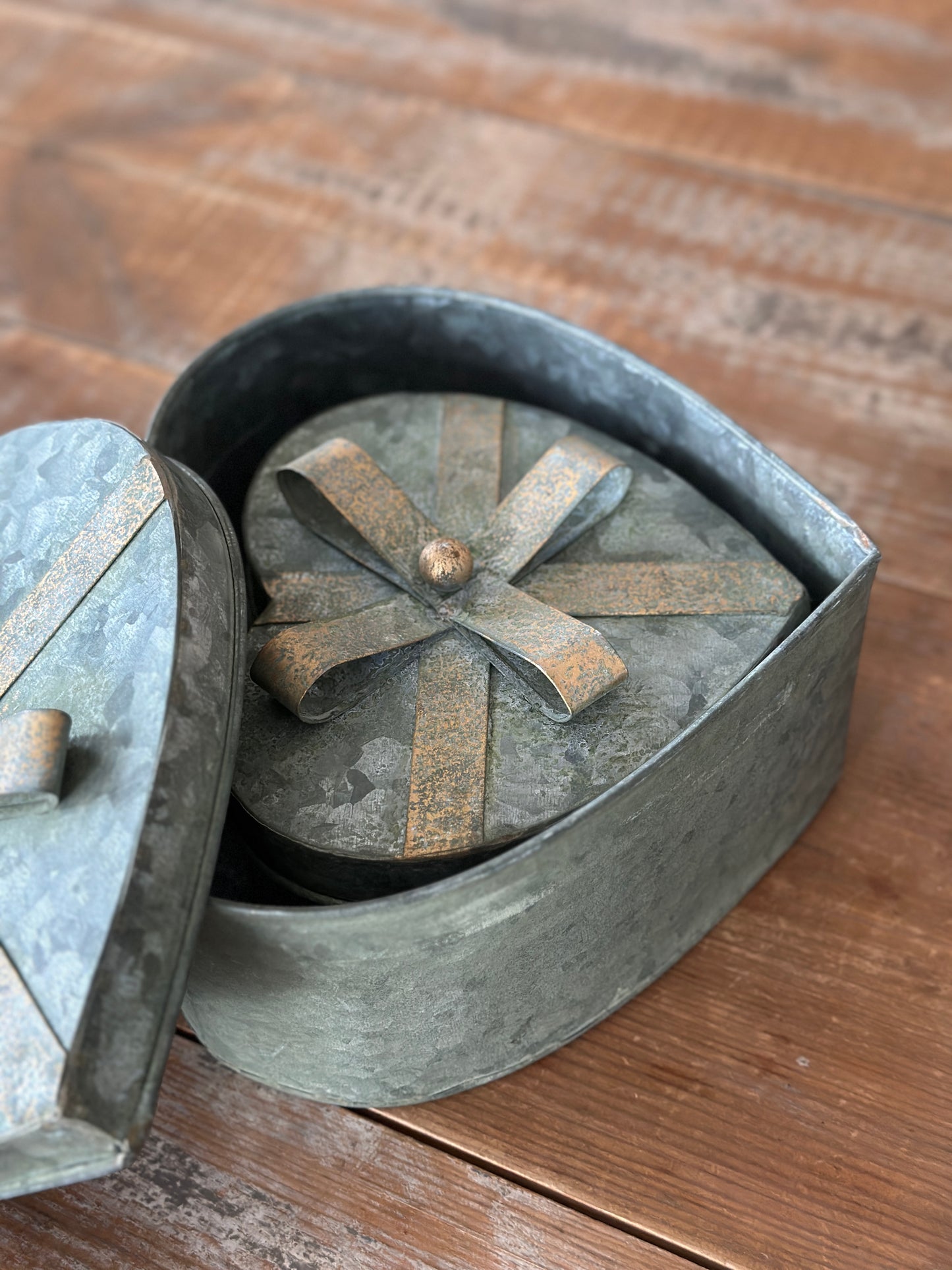 Box/ Aufbewahrungsboxen aus Metall Set 2 Stück