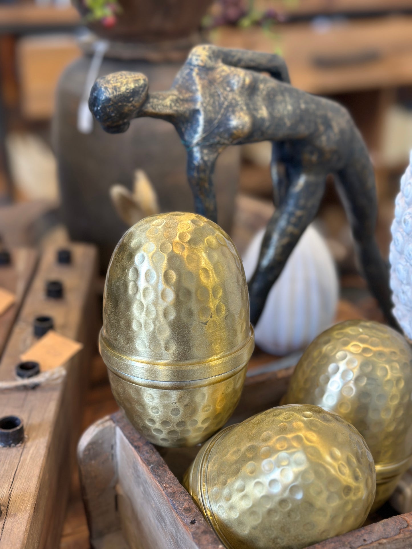 Ei aus Metall, Gold