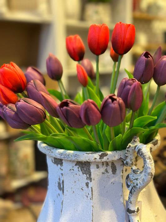 Tulpen, Bund 5Stück Künstlich, Lila