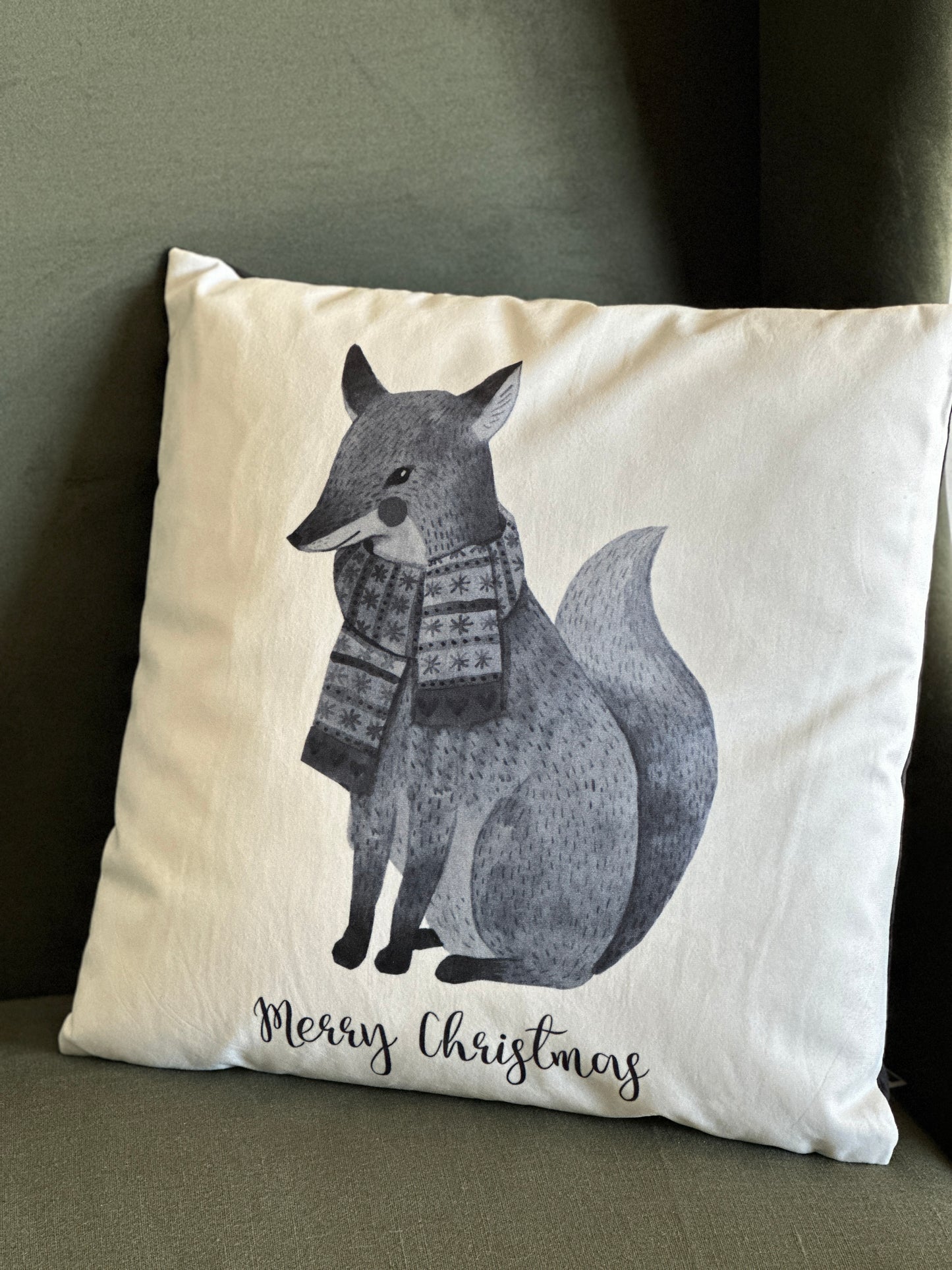 Kissen Fuchs 45x45cm.