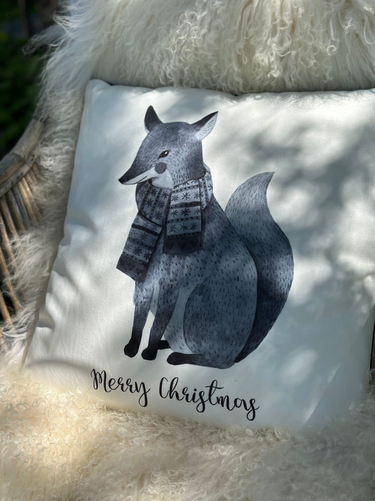 Kissen Fuchs 45x45cm.