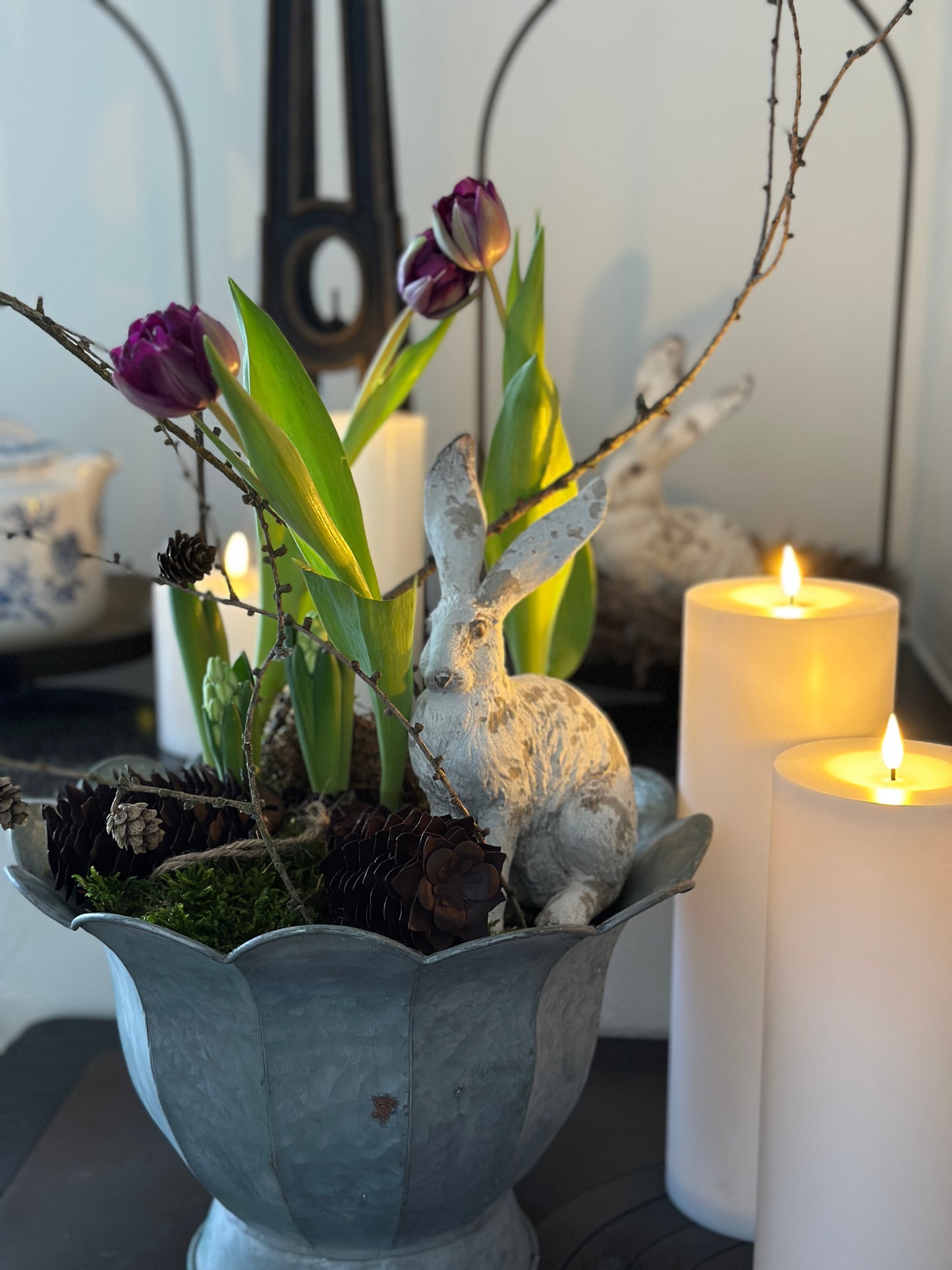 Blumentopf aus Blech