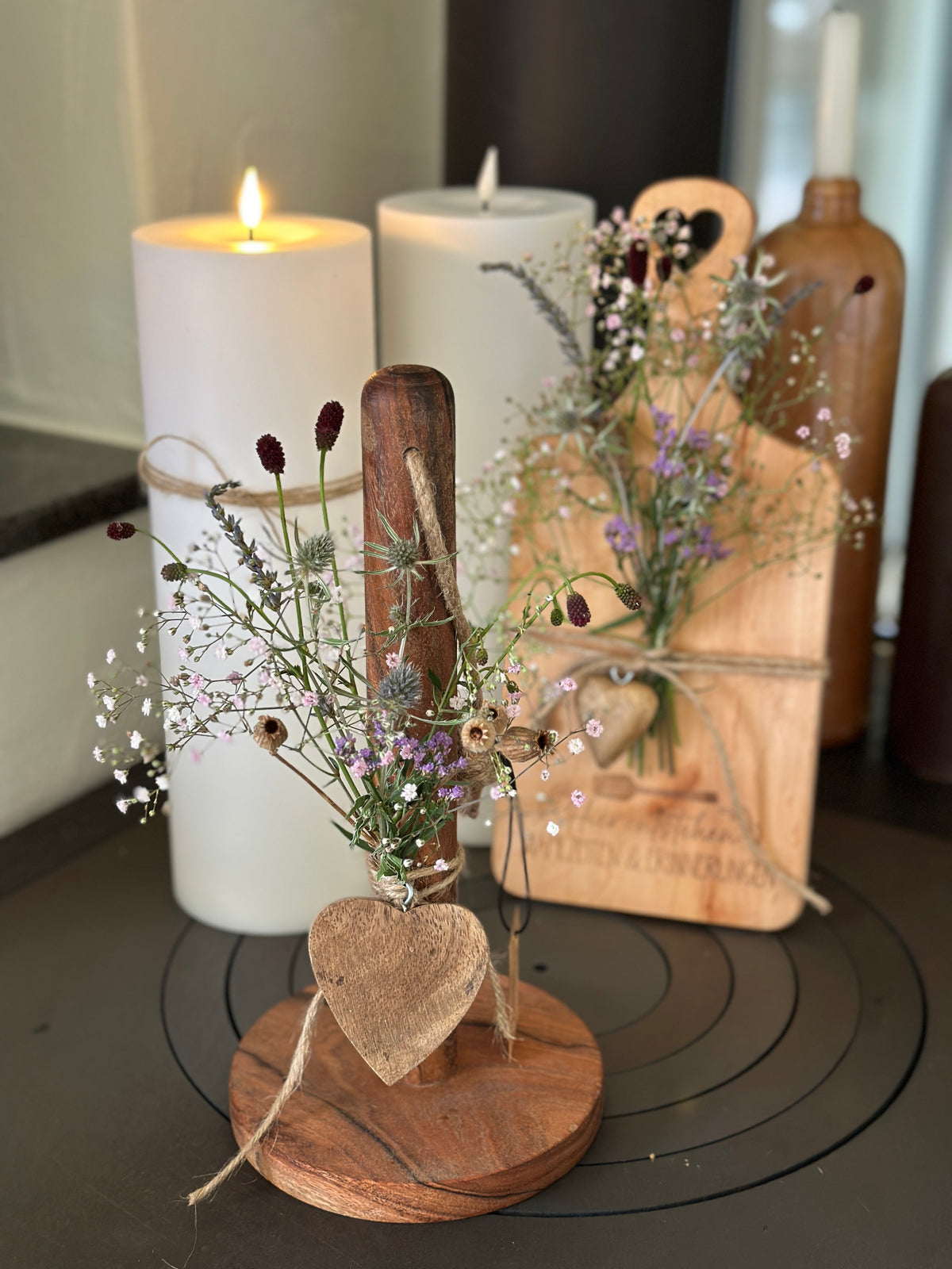 Küchenrollenhalter aus Holz