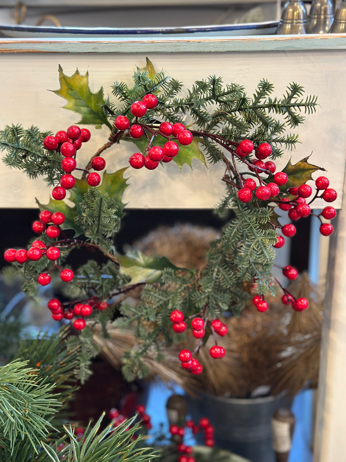Kranz Kunst mit Beeren