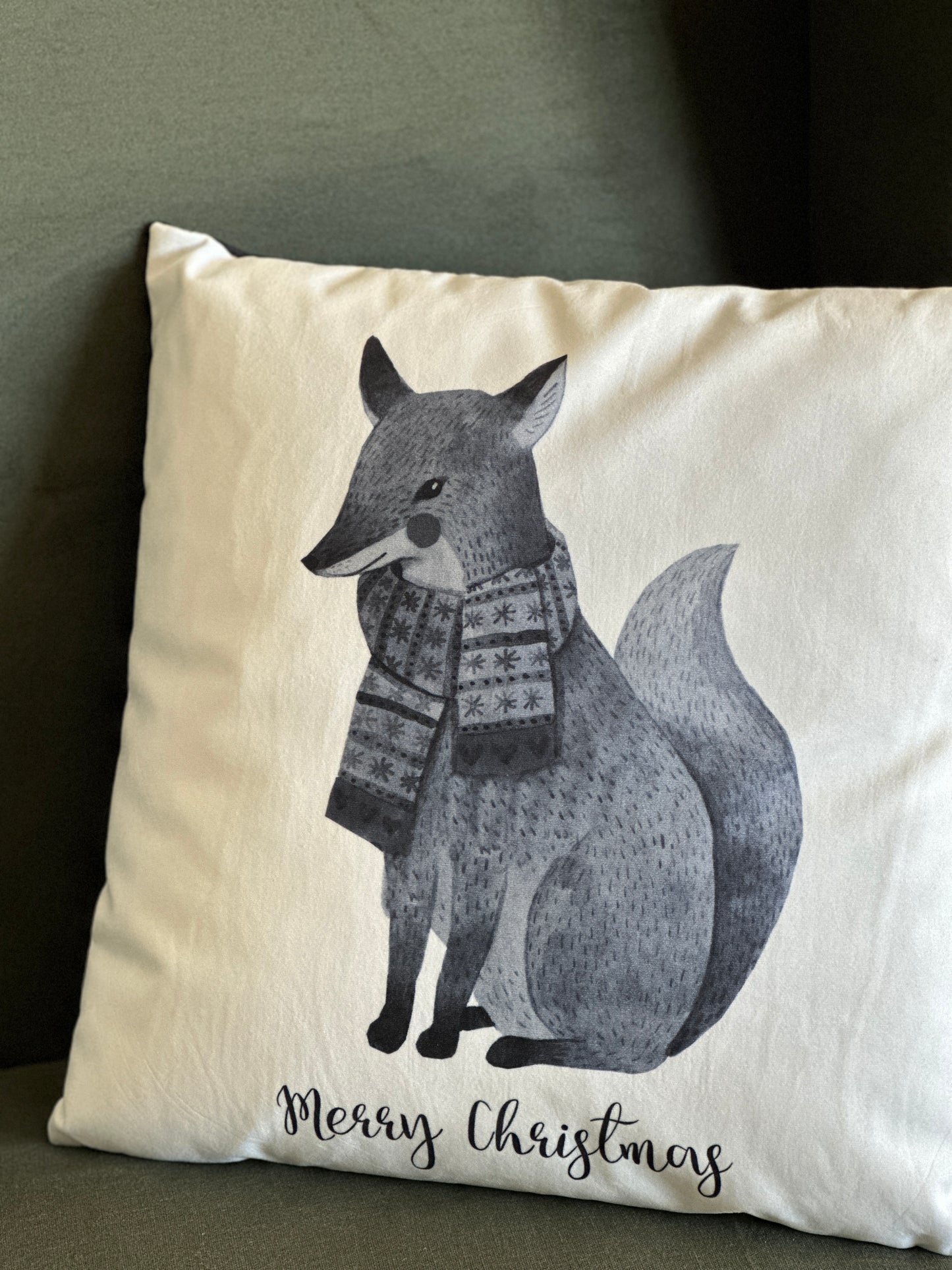 Kissen Fuchs 45x45cm.