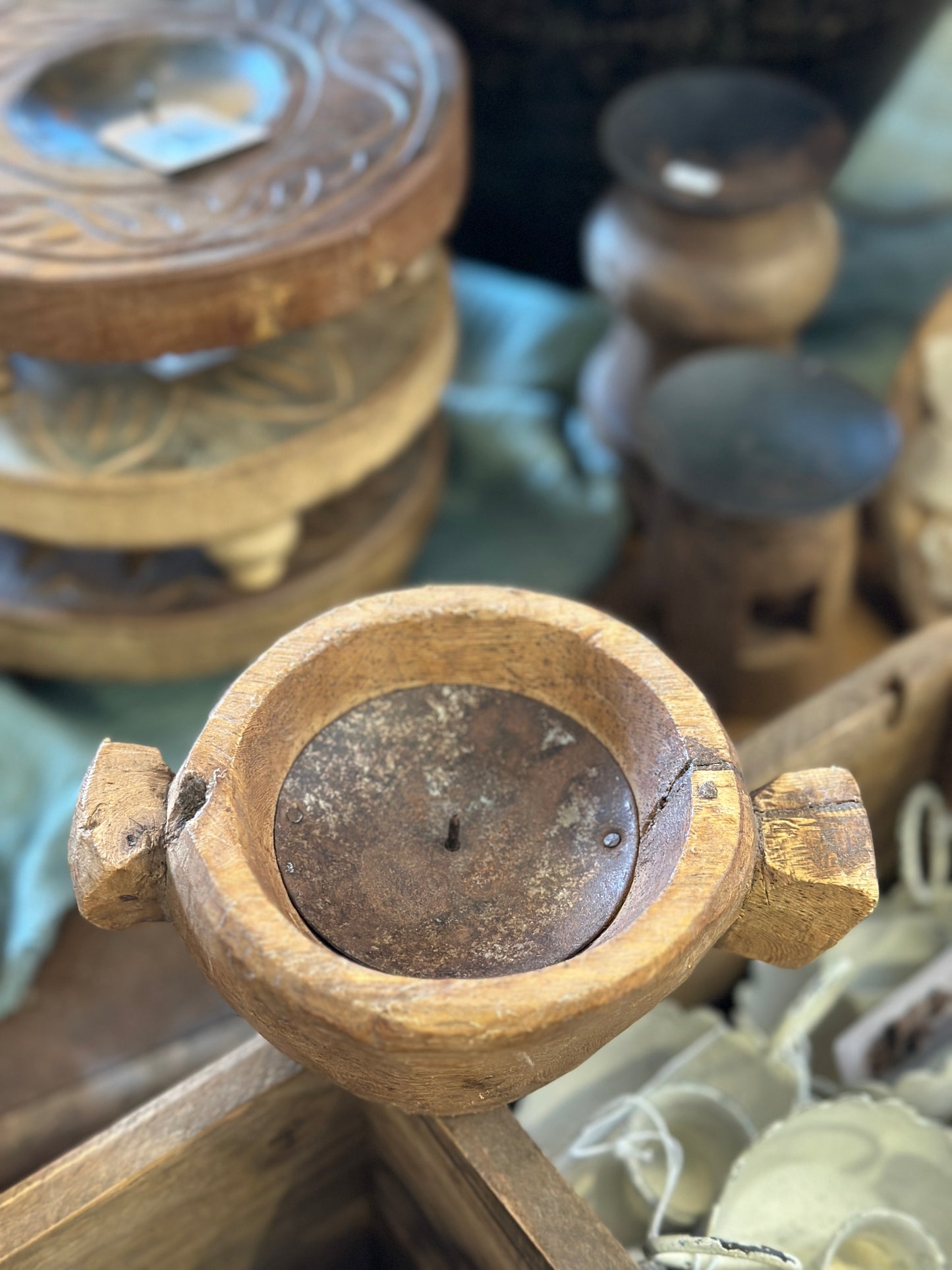 Kerzenhalter aus Holz