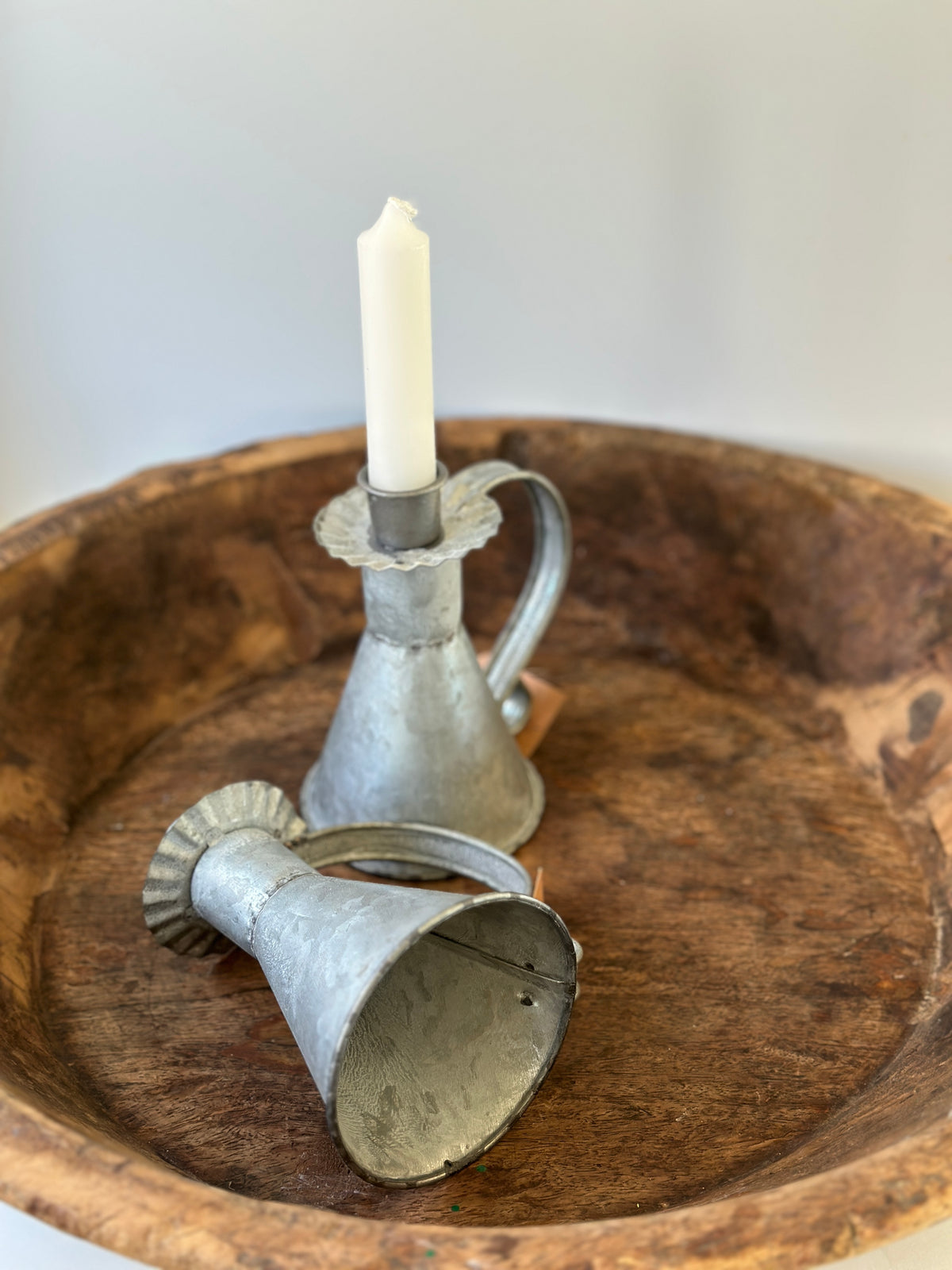 Kerzenhalter aus Metallblech