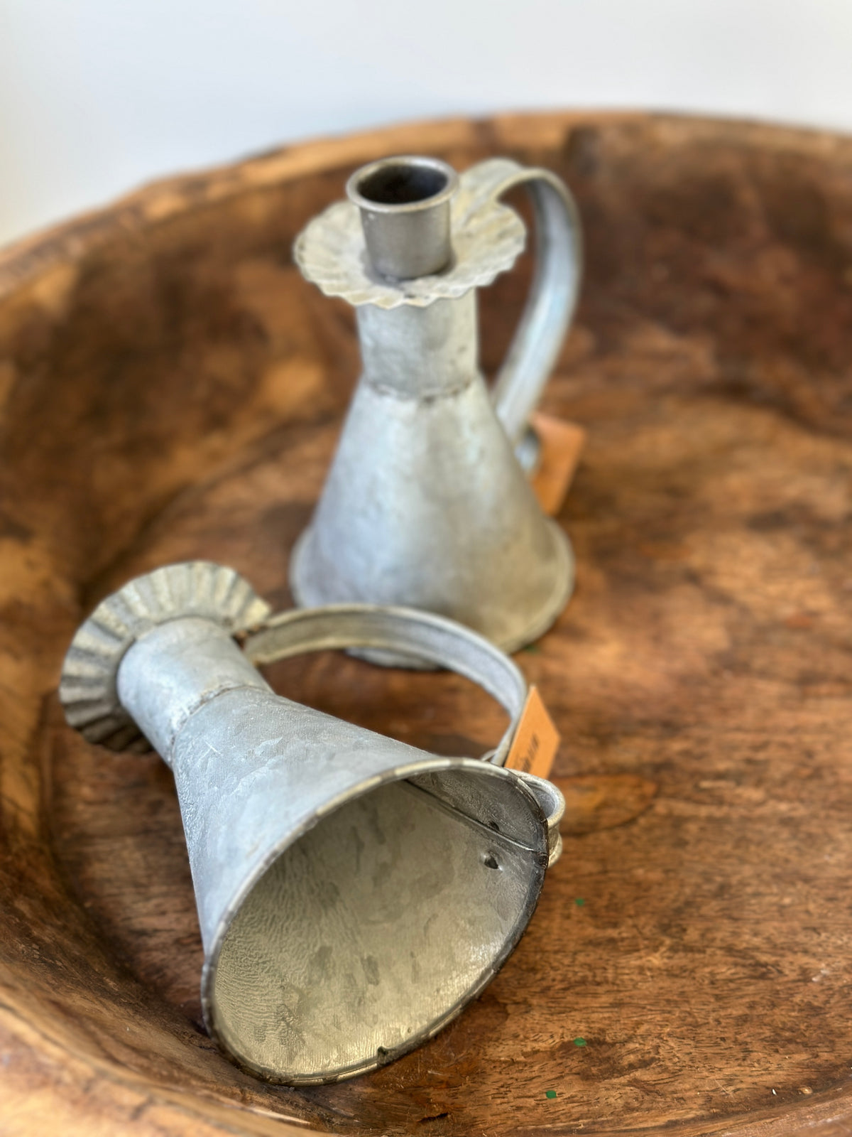 Kerzenhalter aus Metallblech
