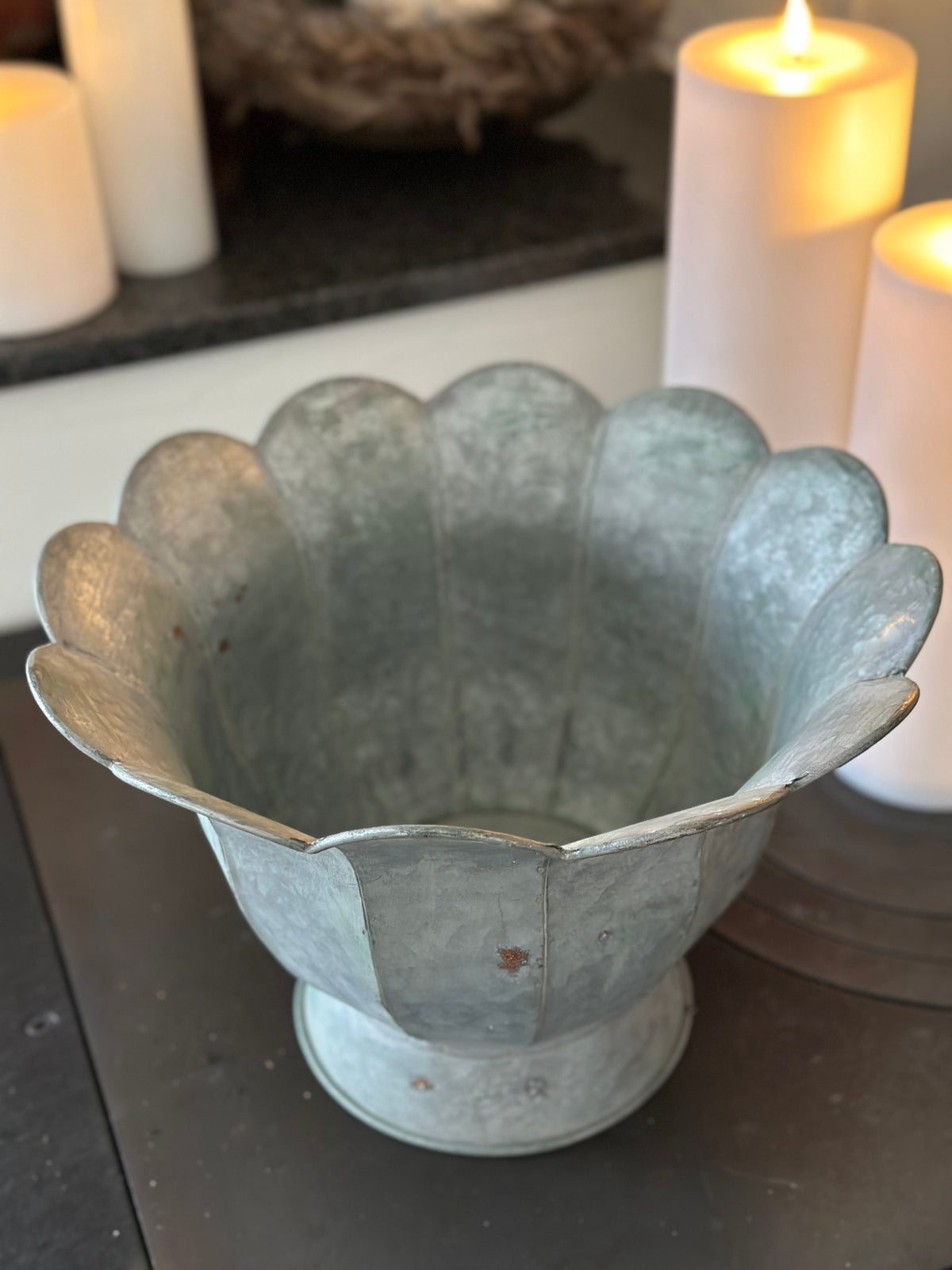 Blumentopf aus Blech
