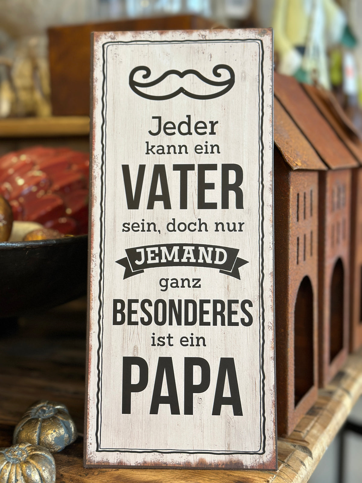 Schild aus Metall
