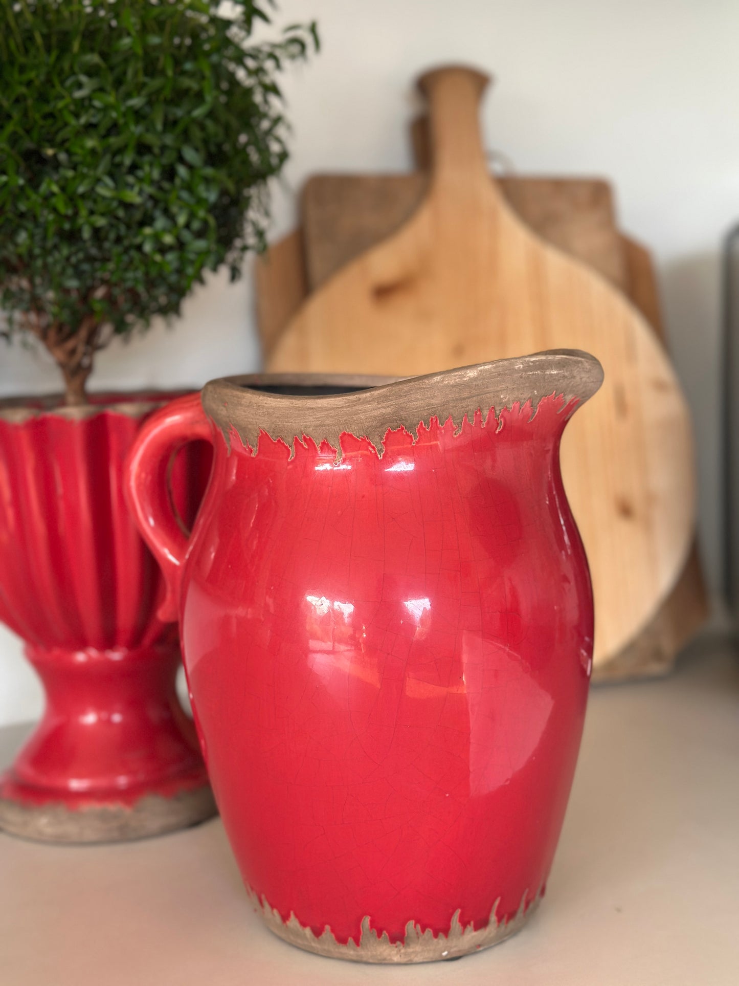 Deko Krug/ Vase, Shabby