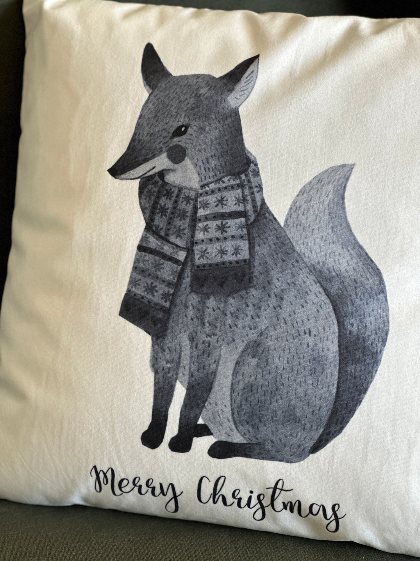 Kissen Fuchs 45x45cm.