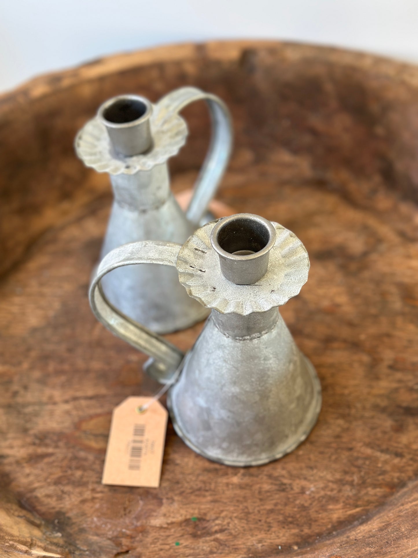 Kerzenhalter aus Metallblech