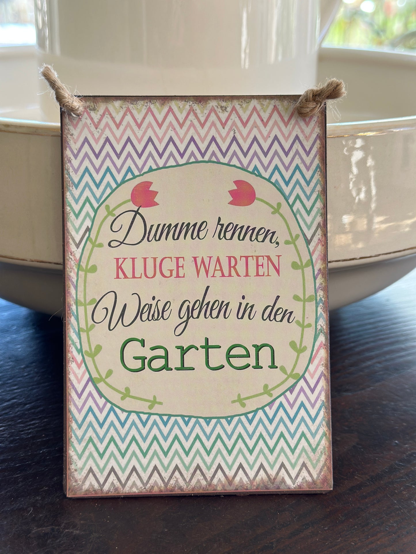 Schild zum hängen 10x15cm.