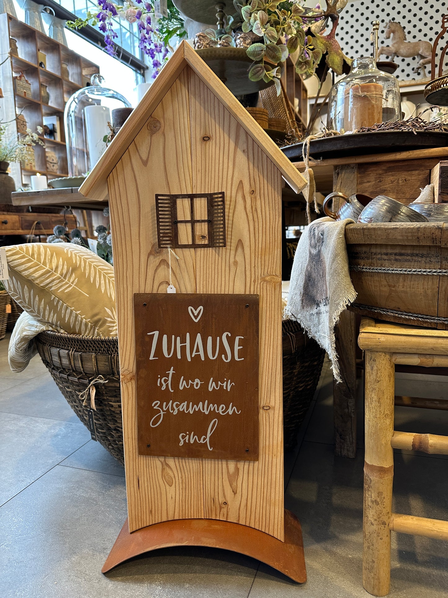 Haus aus Holz/ Rost Zuhause 🤎