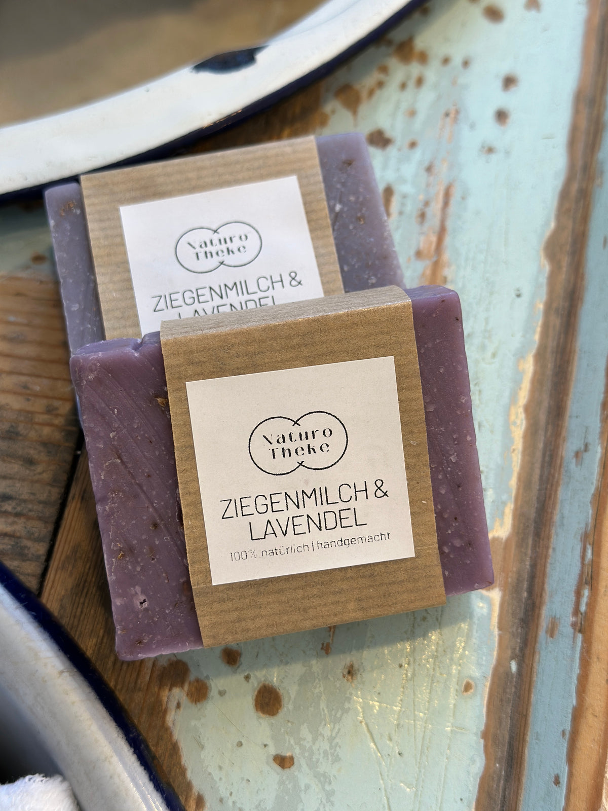 Seife, Ziegenmilch & Lavendel. Naturseife. Ca. 90g