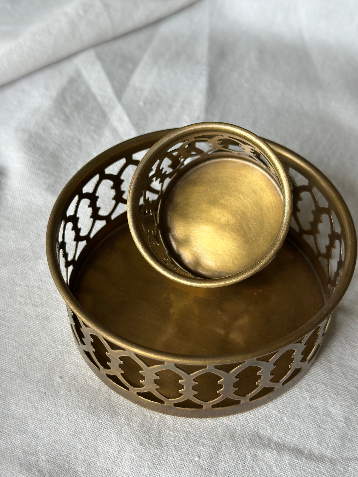 Kerzenhalter D: 6x4,5 cm